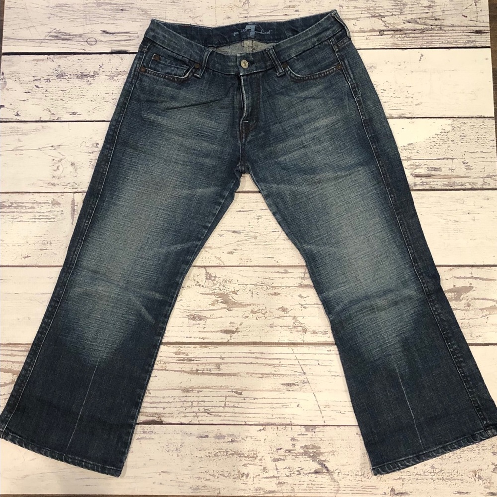 7FAM A Pocket Crop Capri Jeans